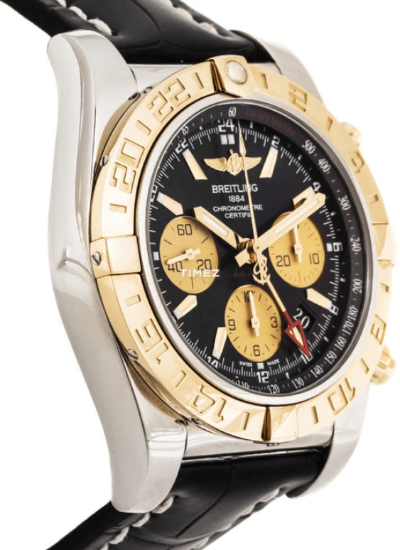 Breitling,Colt 44mm,44mm,Stainless Steel,Black,Automatic,Chronograph,Day,CB042012,CB042012/BB86/744P