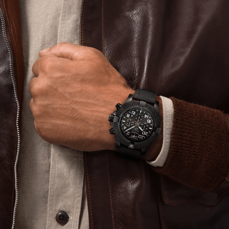 Breitling,Avenger 50mm,50mm,Titaplast,Black,Automatic,Chronograph,Date,Column Wheel,XB1210E41B1W1