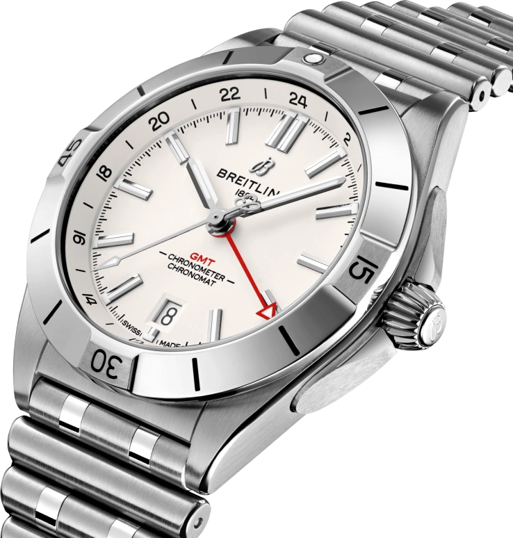 Breitling,Chronomat 40mm,40mm,Stainless Steel,Luminous,White,Automatic,42hours,In-house Caliber,Erling Haaland,A32398101A1A1