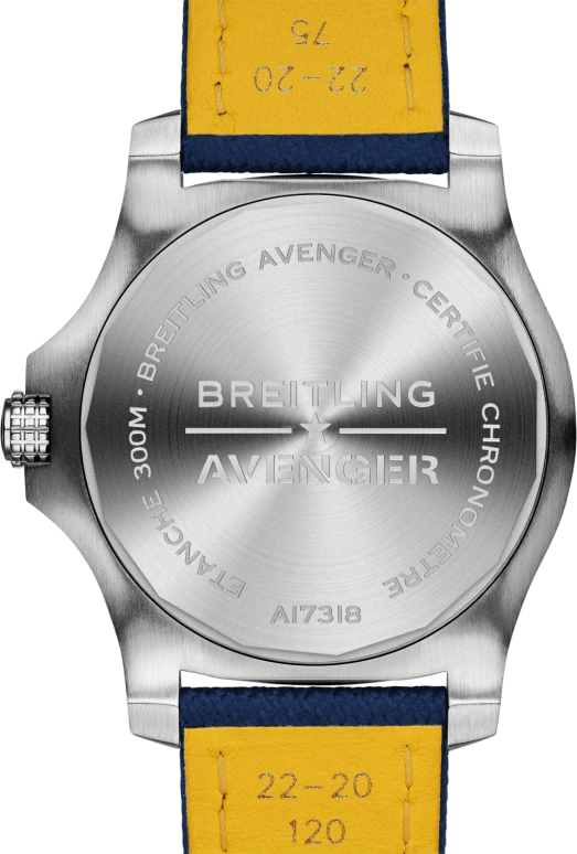 Breitling,Avenger 43mm,43mm,Stainless Steel,Blue,Automatic,Chronograph,Date,Anti-magnetic,A17318101C1X1