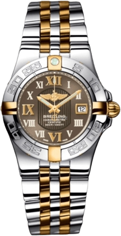 Breitling,Galactic 30mm,30mm,Yellow Gold,Stainless Steel,Bronze,Quartz,Day,26280hours,B71340L2,B71340L2/Q562/368D