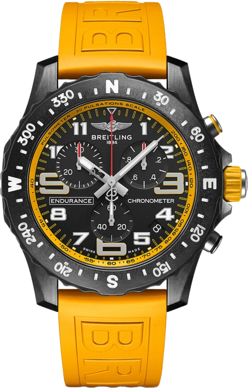 Breitling,Endurance Pro 44mm,44mm,Titaplast,Black,Quartz,Chronograph,Day,X82310A41B1S1