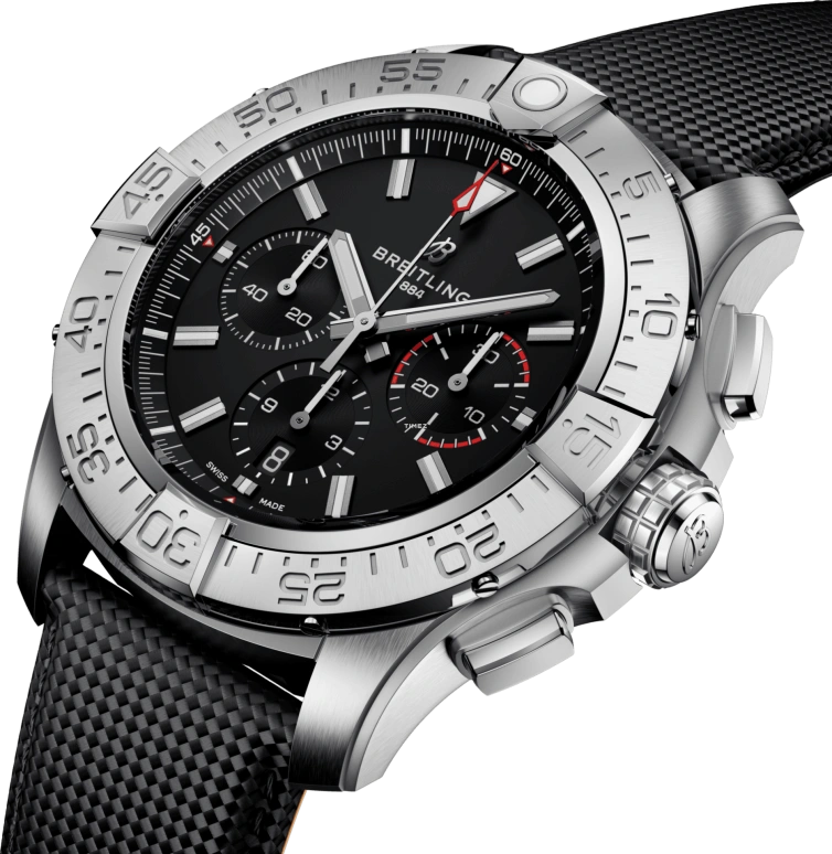 Breitling,Avenger 46mm,46mm,Titanium,Black,Automatic,Chronograph,Day,EB0148101B1X1