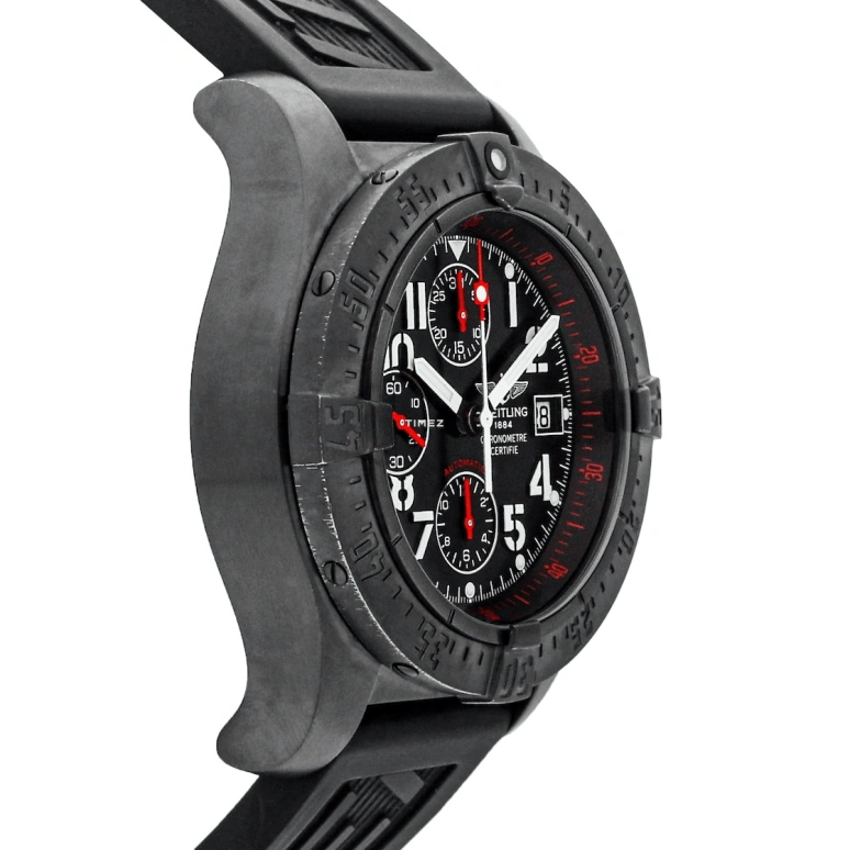 Breitling,Avenger 45mm,45mm,Stainless Steel,Black,Automatic,Chronograph,Day,M1338010,M1338010-B864