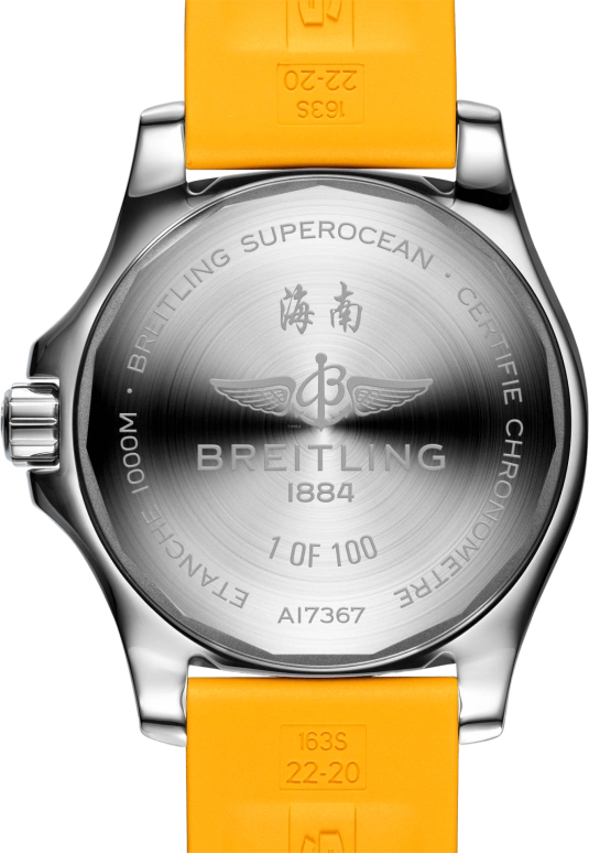 Breitling,Superocean 44mm,44mm,Stainless Steel,Black,Automatic,Chronograph,Date,Anti-magnetic,A173677A1B1S1