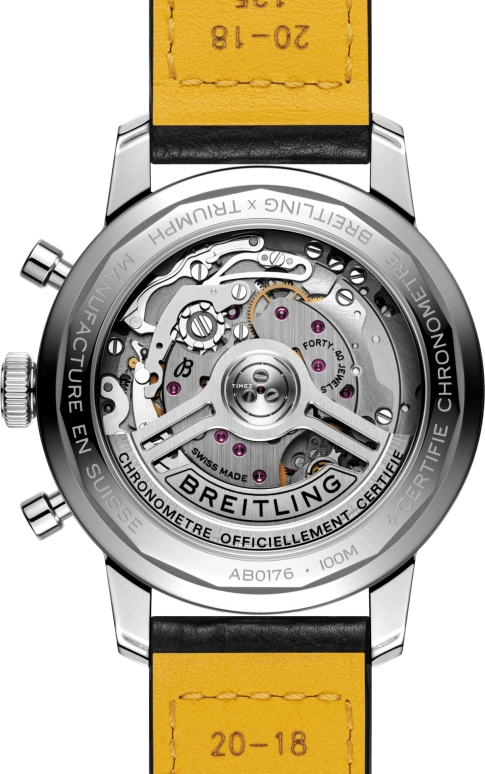 Breitling,Top Time 41mm,41mm,Stainless Steel,Blue,Automatic,Chronograph,Sapphire,Crystal Glass,AB01764A1C1X1
