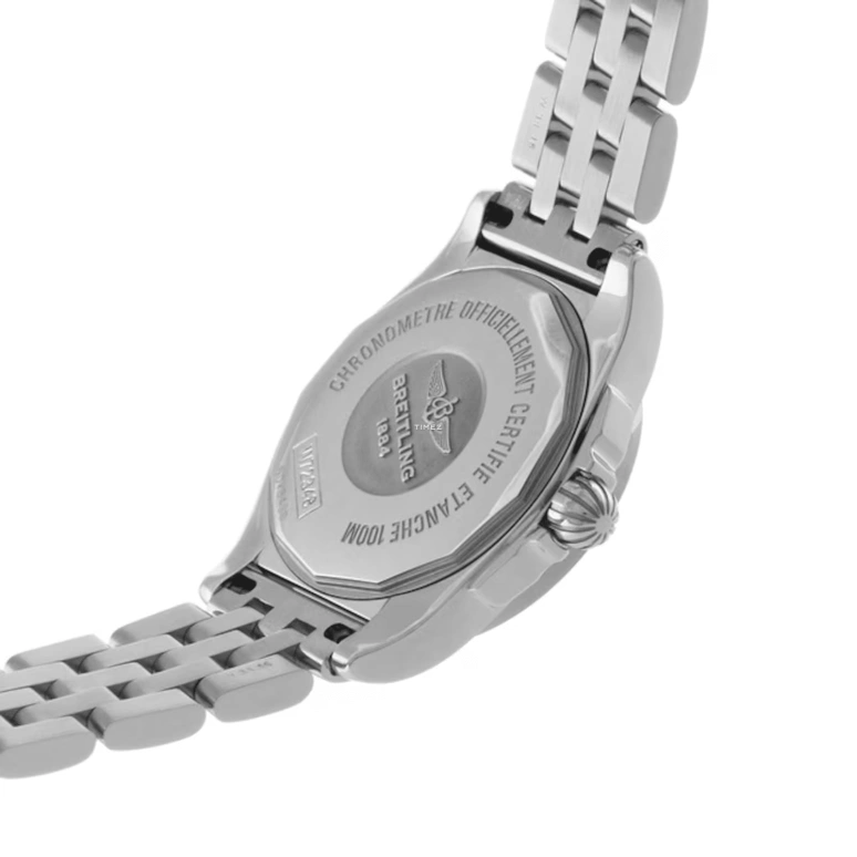 Breitling,Galactic 29mm,29mm,Stainless Steel,White,Quartz,Day,In-house Caliber,W72348121A2A1