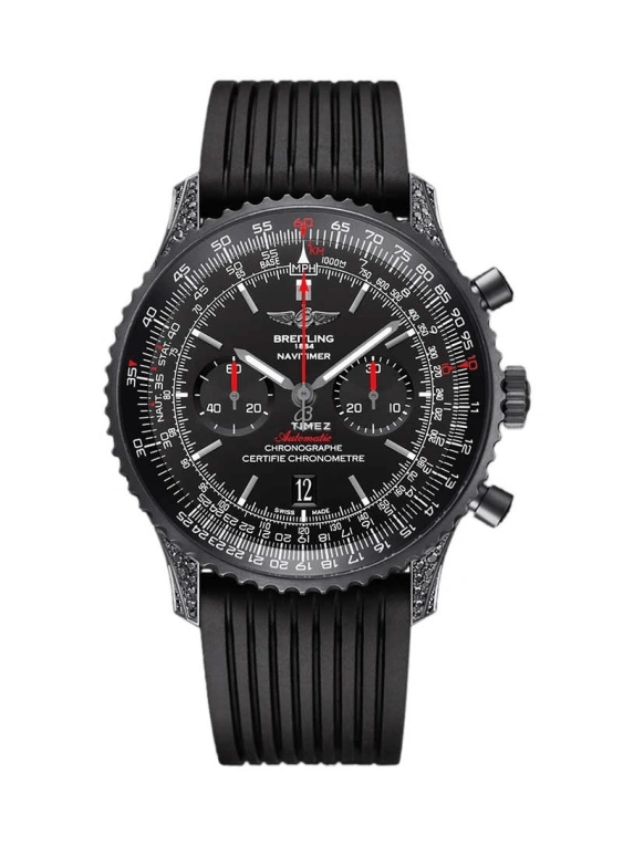 Breitling,Navitimer 46mm,46mm,Stainless Steel,Black,Automatic,Chronograph,Day,MB0128AN,MB0128AN/BE51/252S
