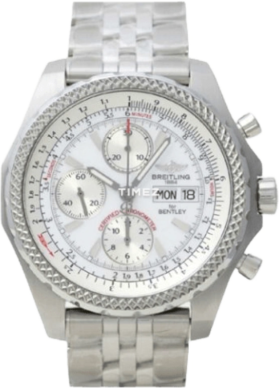 Breitling,Other 44mm,44mm,Stainless Steel,Silver White,Automatic,42hours,Sapphire,Crystal Glass,A336A75SPS