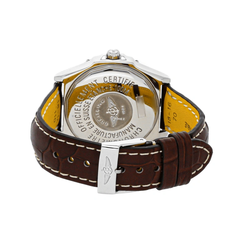 Breitling,Other 38mm,38mm,Stainless Steel,Black,Automatic,Day,Sapphire,Crystal Glass,A1035012,A1035012/B507