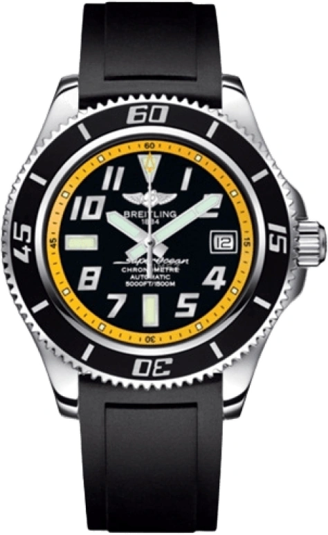 Breitling,Superocean 42mm,42mm,Stainless Steel,Black,Automatic,Day,40hours,A1736402,A1736402/BA32/132S