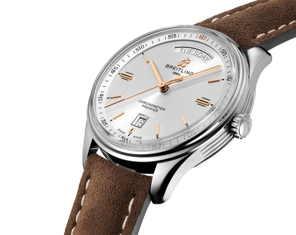 Breitling,Premier 40mm,40mm,Stainless Steel,Silver,Automatic,Date,Day,A45340211G1X1