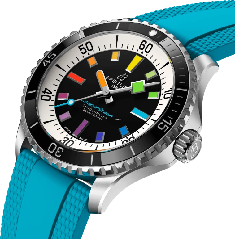 Breitling,Superocean 42mm,42mm,Stainless Steel,Black,White,Automatic,40hours,In-house Caliber,A17375211B2S1