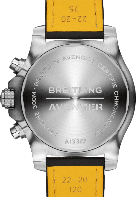 Breitling,Avenger 45mm,45mm,Stainless Steel,Black,Automatic,Chronograph,Date,Compass,A13317101B1X1
