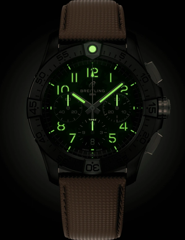 Breitling,Avenger 42mm,42mm,Ceramic,Black,Automatic,Chronograph,Day,SB0146101B1X1