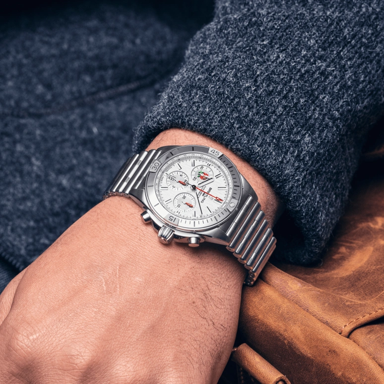 Breitling,Superocean 42mm,42mm,Stainless Steel,Silver,Grey,Automatic,Chronograph,Day,AB0134A71A1A1