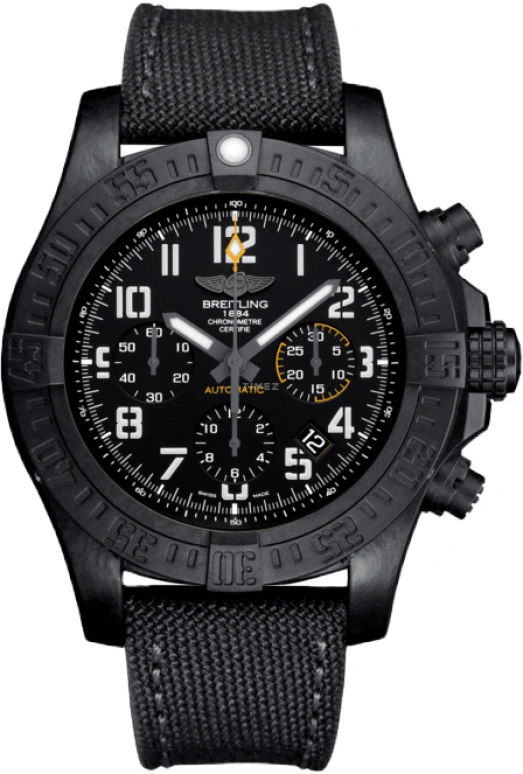 Breitling,Avenger 45mm,45mm,Titaplast,Black,Automatic,Chronograph,Date,Column Wheel,XB0180E41B1W1