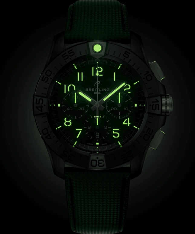 Breitling,Avenger 46mm,46mm,Ceramic,Black,Automatic,Chronograph,Day,SB0148101B1X1