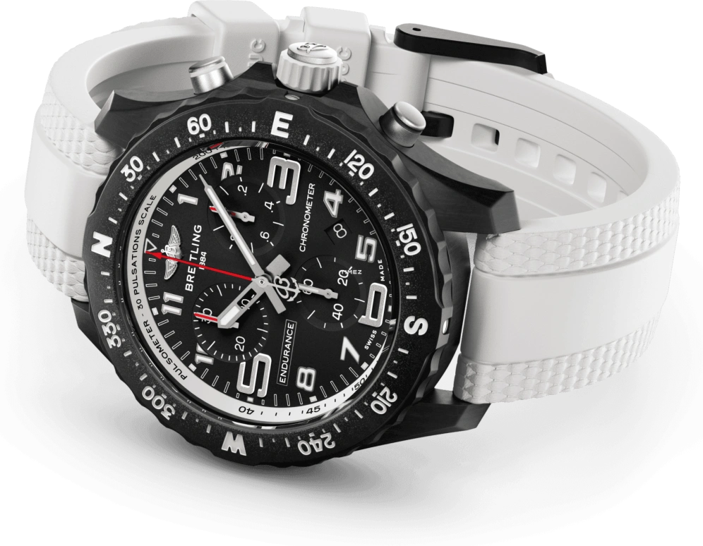 Breitling,Endurance Pro 38mm,38mm,Titaplast,Black,Quartz,Chronograph,Day,X83310A71B1S1