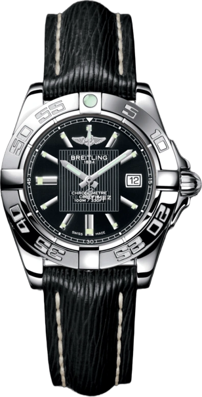 Breitling,Galactic 32mm,32mm,Stainless Steel,Black,Quartz,26280hours,In-house Caliber,A71356L2,A71356L2.BA10.208X.A14BA.1