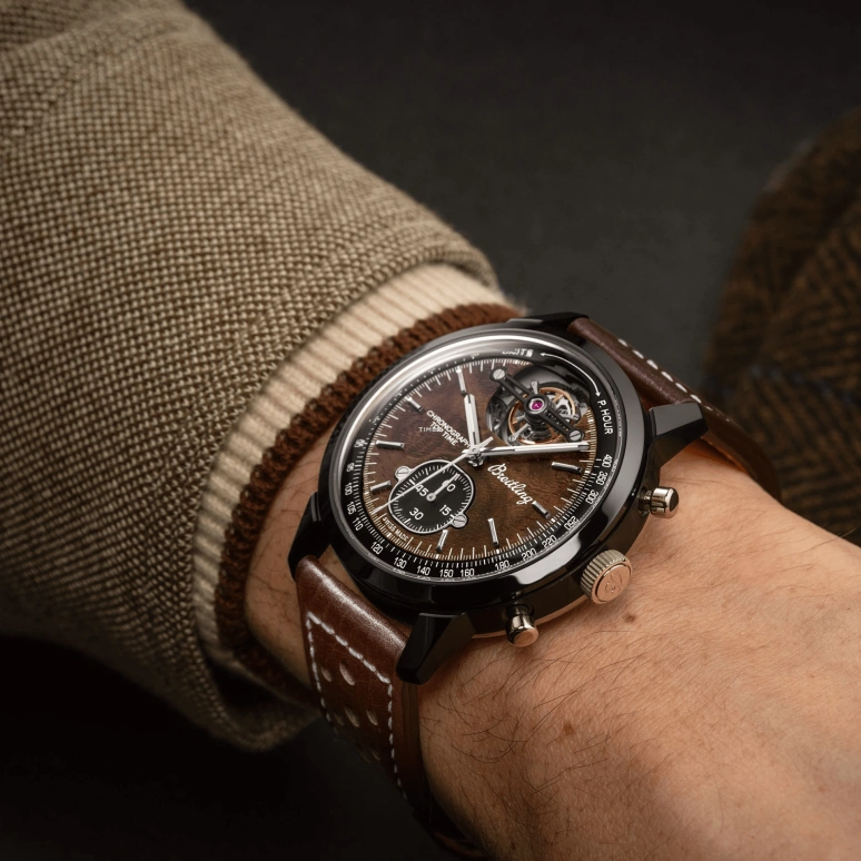Breitling,Top Time 44mm,44mm,Ceramic,Titanium,Coffee,Automatic,Chronograph,Tourbillon,SB21252A1Q1X1