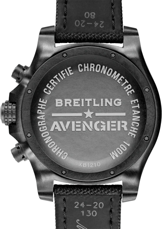 Breitling,Avenger 50mm,50mm,Titaplast,Black,Automatic,Chronograph,Date,Column Wheel,XB1210E41B1W1