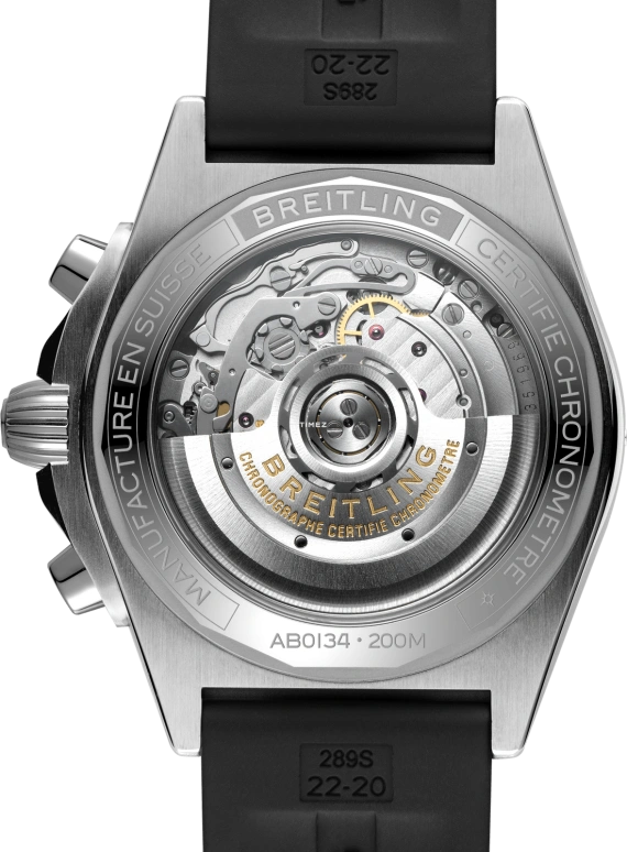 Breitling,Chronomat 42mm,42mm,Stainless Steel,Silver,Black,Automatic,Chronograph,Day,AB0134721G1S1