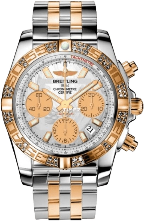 Breitling,Colt 41mm,41mm,Stainless Steel,Yellow Gold,Automatic,CB0140AA,CB0140AA/A722/378C