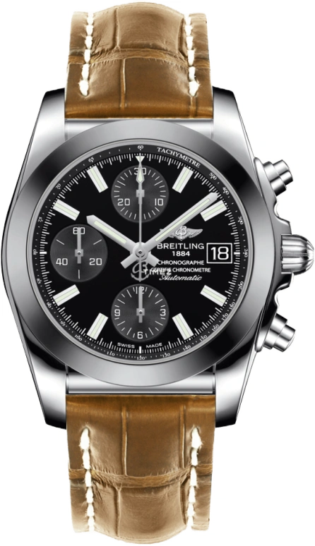 Breitling,Colt 38mm,38mm,Stainless Steel,Black,Automatic,W1331012,W1331012/BD92/722P
