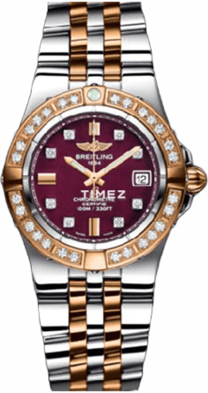 Breitling,Galactic 30mm,30mm,Stainless Steel,Red,Quartz,26280hours,In-house Caliber,C71340LA,C71340LA.K527.368C