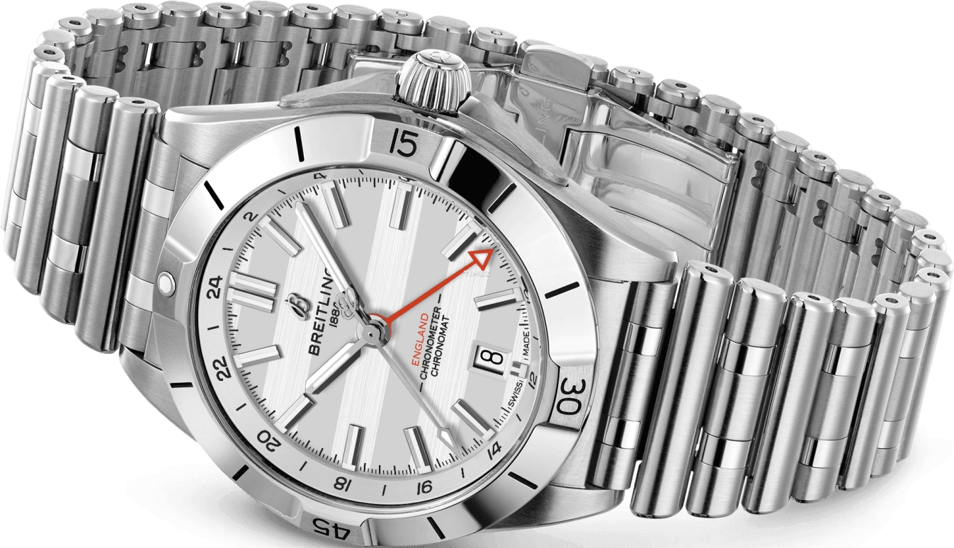 Breitling,Chronomat 40mm,40mm,Stainless Steel,White,Automatic,Day,Dule Time,A323985B1A1A1