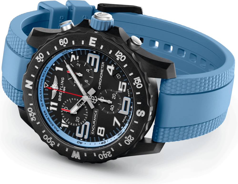 Breitling,Endurance Pro 44mm,44mm,Titaplast,Black,Quartz,Chronograph,Day,X82310281B1S2