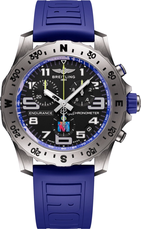Breitling,Endurance Pro 44mm,44mm,Titanium,Black,Purple,Quartz,Foudroyante,Day,E823104A1M1S1