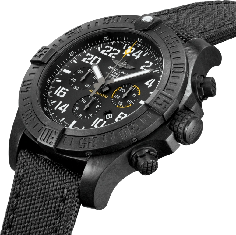 Breitling,Avenger 50mm,50mm,Titaplast,Black,Automatic,Chronograph,Date,Column Wheel,XB1210E41B1W1
