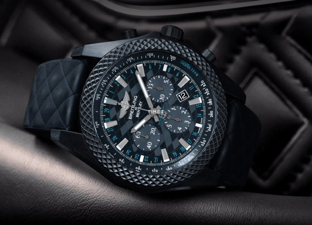 Breitling,Breitling for Bentley 44.80mm,44.80mm,Titaplast,Blue,Automatic,Chronograph,Day,XB0613C1,XB0613C1/C984/166S/X20D.4.C