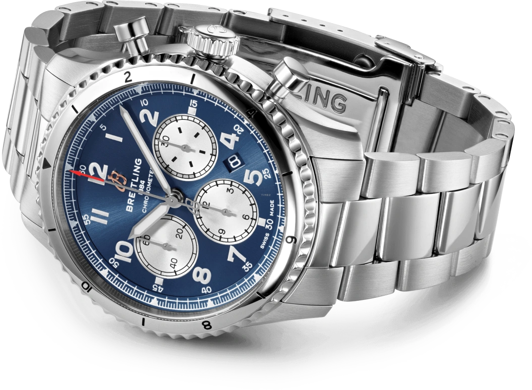 Breitling,Classic AVI 43mm,43mm,Stainless Steel,Automatic,70hours,In-house Caliber,AB0119131C1A1