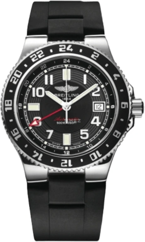 Breitling,Superocean 41mm,41mm,Stainless Steel,Black,Automatic,Day,Dule Time,A3238011,A3238011/BA38/140S