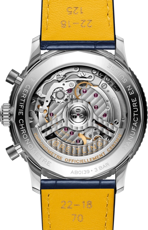 Breitling,Navitimer 41mm,41mm,Stainless Steel,Blue,Automatic,Chronograph,Day,AB0139631C1P1