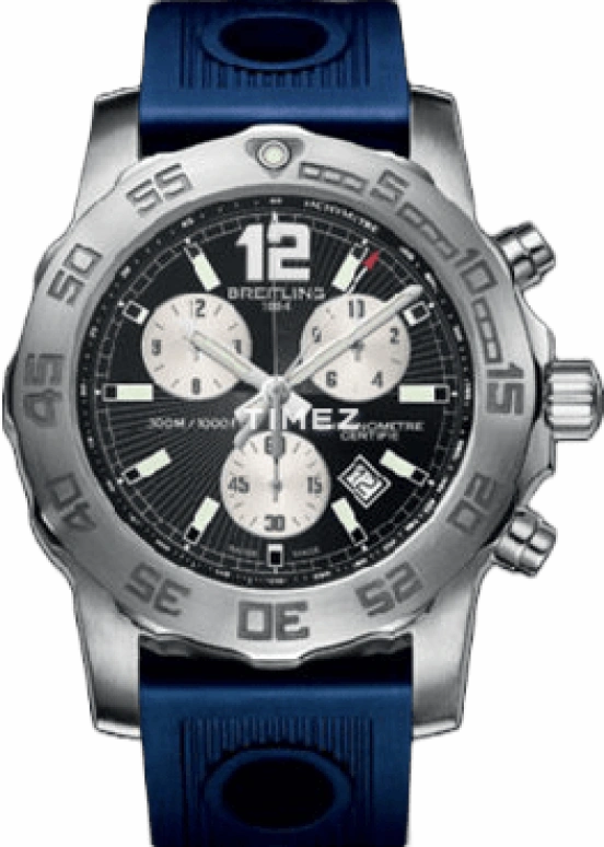 Breitling,Superocean 44mm,44mm,Stainless Steel,Black,Quartz,In-house Caliber,Sapphire,Crystal Glass,A7338710,A7338710.BB49.211S.A20DSA.2