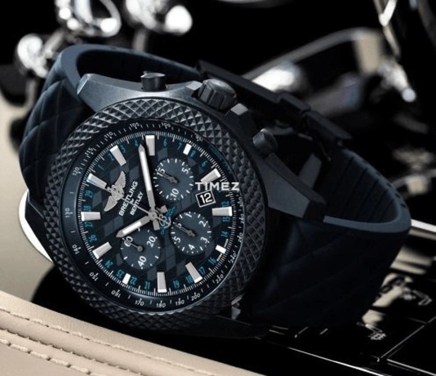 Breitling,Breitling for Bentley 44.80mm,44.80mm,Titaplast,Blue,Automatic,Chronograph,Day,XB0613C1,XB0613C1/C984/166S/X20D.4.C