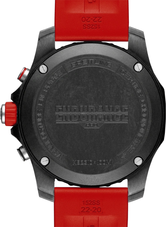 Breitling,Endurance Pro 44mm,44mm,Titaplast,Stainless Steel,Black,Quartz,Chronograph,Day,Foudroyante Seconds,X82310D91B1S1