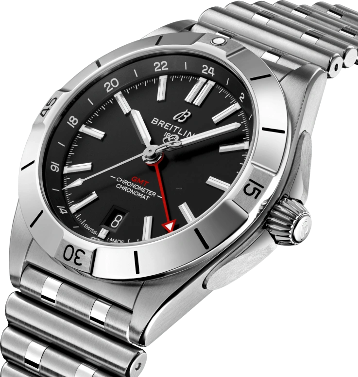Breitling,Chronomat 40mm,40mm,Stainless Steel,Luminous,Black,Automatic,42hours,In-house Caliber,A32398101B1A1