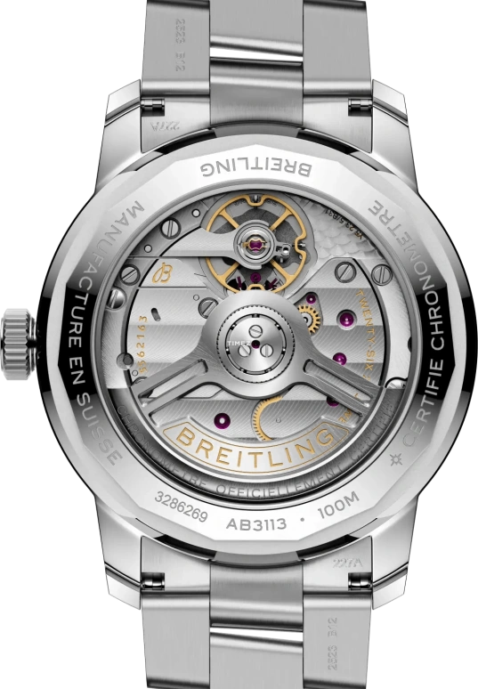 Breitling,Top Time 38mm,38mm,Stainless Steel,Blue,White,Automatic,Day,78hours,AB3113281A1A1