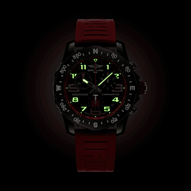 Breitling,Endurance Pro 44mm,44mm,Titaplast,Black,Quartz,Chronograph,Day,X823107C1M1S1