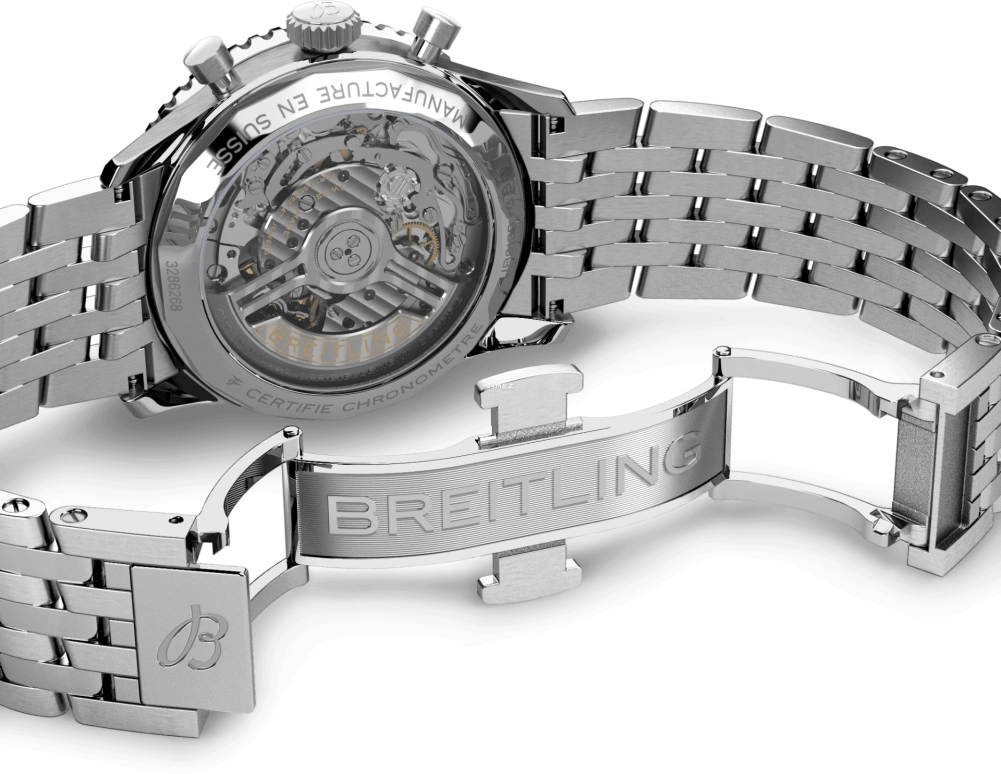 Breitling,Navitimer 41mm,41mm,Stainless Steel,Blue,Automatic,Chronograph,Day,AB0139241C2A1