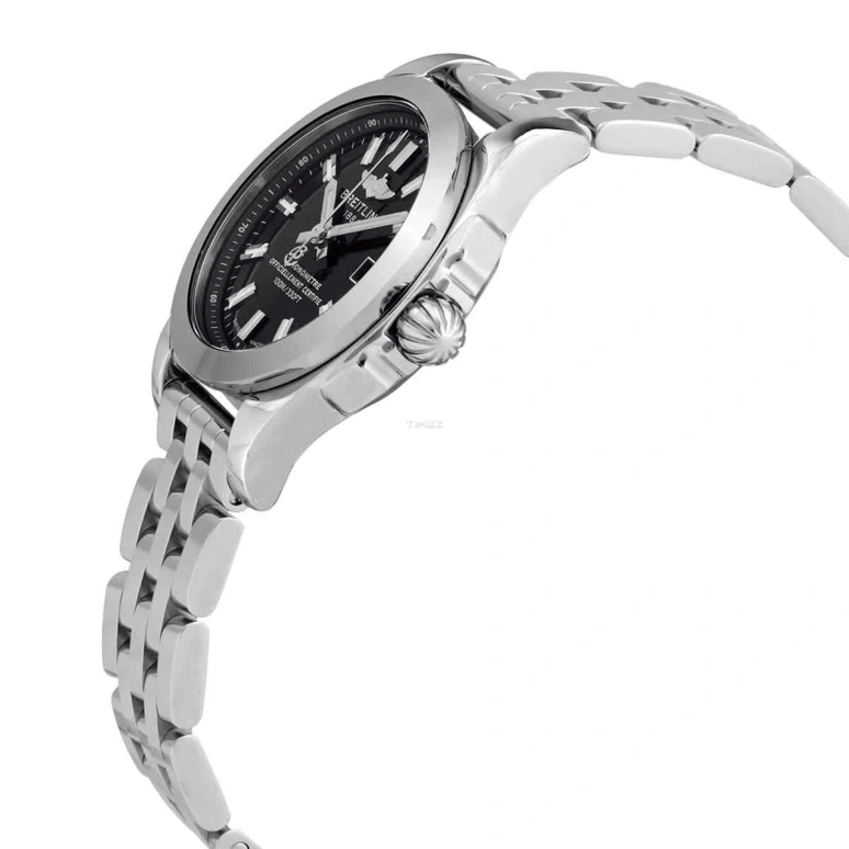 Breitling,Galactic 29mm,29mm,Stainless Steel,Black,Quartz,Day,In-house Caliber,W72348121B2A1