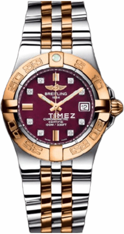 Breitling,Galactic 30mm,30mm,Stainless Steel,Red,Quartz,26280hours,In-house Caliber,C71340L2,C71340L2.K527.368C