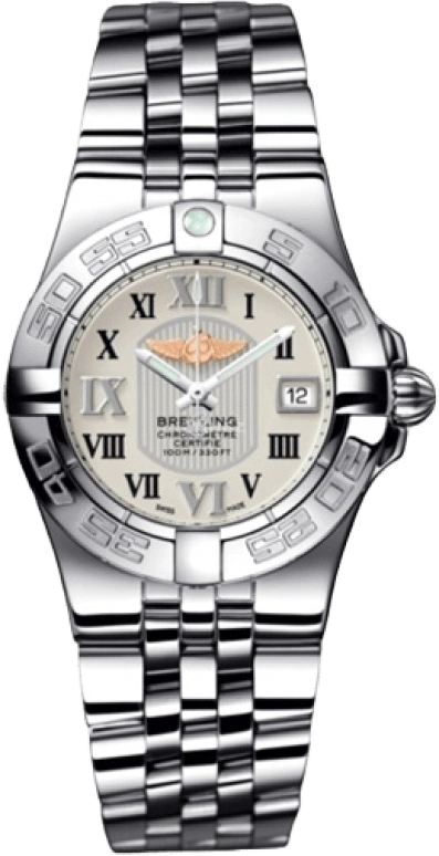 Breitling,Galactic 30mm,30mm,Stainless Steel,Silver,Quartz,Day,26280hours,A71340L2,A71340L2/G670/368A