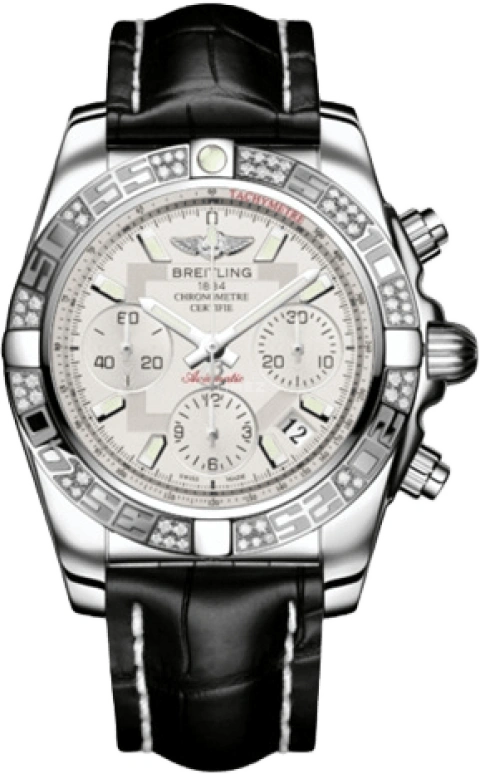 Breitling,Chronomat 41mm,41mm,Stainless Steel,Silver,Automatic,Chronograph,Day,Column Wheel,AB0140AA,AB0140AA/G711/728P