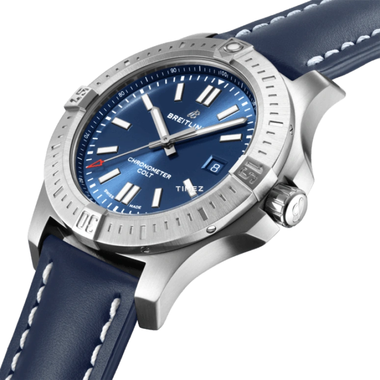 Breitling,Chronomat 44mm,44mm,Stainless Steel,Blue,Automatic,Day,Anti-magnetic,A17388101C1X1